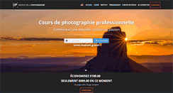 Desktop Screenshot of institutdelaphotographie.ca